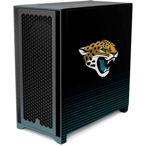 NFL Jacksonville Jaguars Breakaway Corsair 4000D Tempered Glass Mid-Tower ATX Case Skin