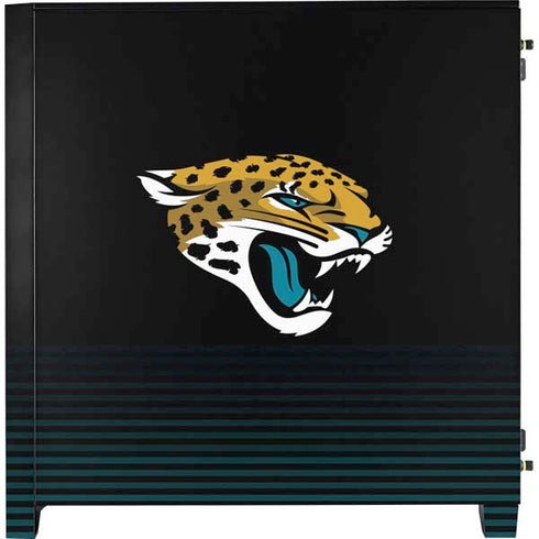 NFL Jacksonville Jaguars Breakaway Corsair 4000D Tempered Glass Mid-Tower ATX Case Skin