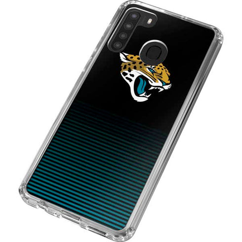 NFL Jacksonville Jaguars Breakaway Galaxy A21 Clear Case