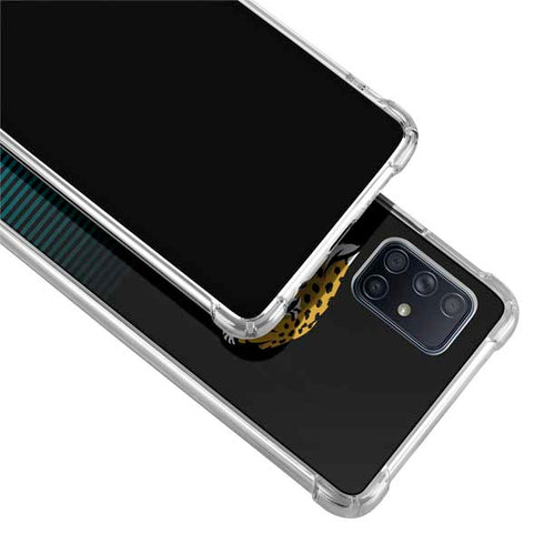 NFL Jacksonville Jaguars Breakaway Galaxy A71 5G Clear Case