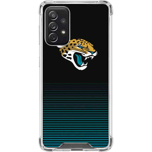 NFL Jacksonville Jaguars Breakaway Galaxy A72 5G Clear Case