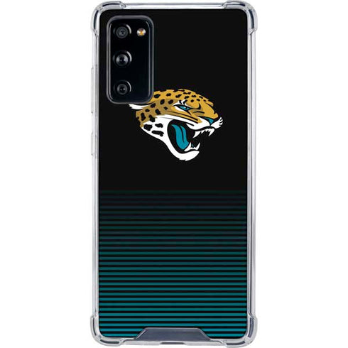 NFL Jacksonville Jaguars Breakaway Galaxy S20 FE Clear Case