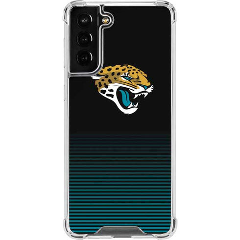NFL Jacksonville Jaguars Breakaway Galaxy S21 FE Clear Case