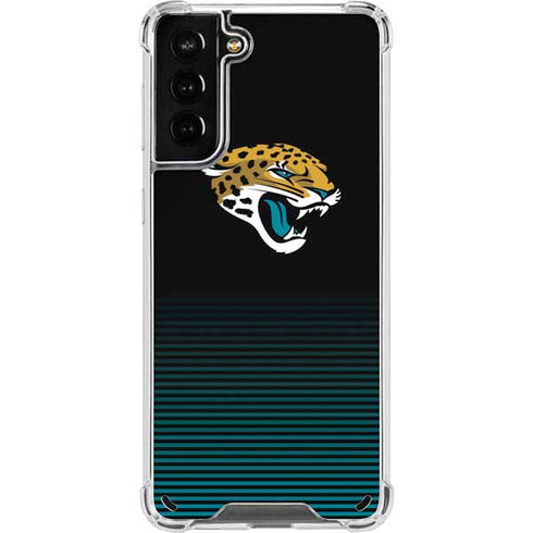 NFL Jacksonville Jaguars Breakaway Galaxy S21 Plus 5G Clear Case