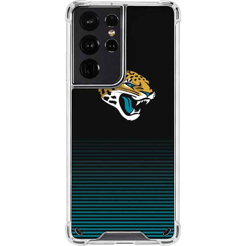 NFL Jacksonville Jaguars Breakaway Galaxy S21 Ultra 5G Clear Case