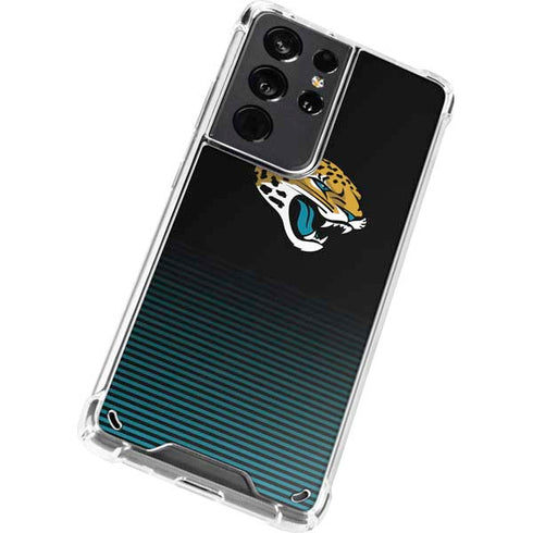 NFL Jacksonville Jaguars Breakaway Galaxy S21 Ultra 5G Clear Case