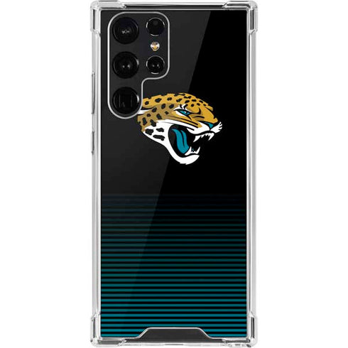 NFL Jacksonville Jaguars Breakaway Galaxy S22 Ultra Clear Case