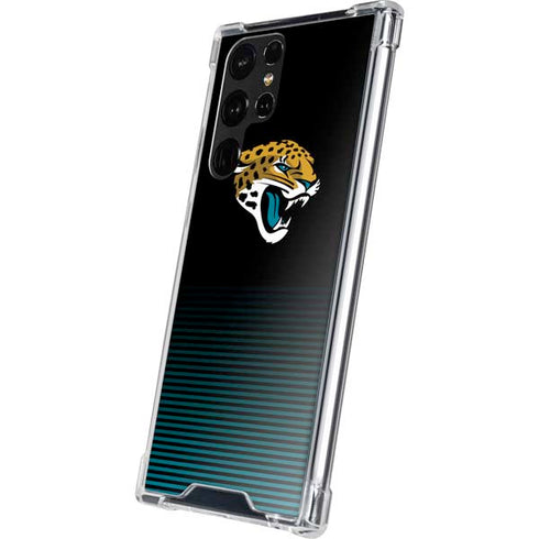 NFL Jacksonville Jaguars Breakaway Galaxy S22 Ultra Clear Case