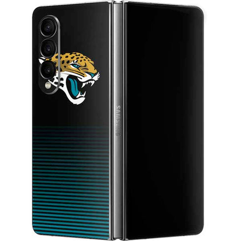 NFL Jacksonville Jaguars Breakaway Galaxy Z Fold4 5G Skin