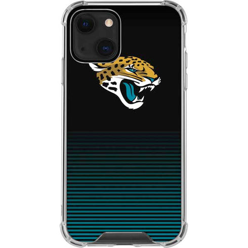 NFL Jacksonville Jaguars Breakaway iPhone 13 Mini Clear Case