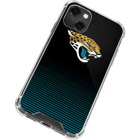 NFL Jacksonville Jaguars Breakaway iPhone 15 Plus Clear Case