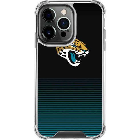 NFL Jacksonville Jaguars Breakaway iPhone 14 Pro Clear Case