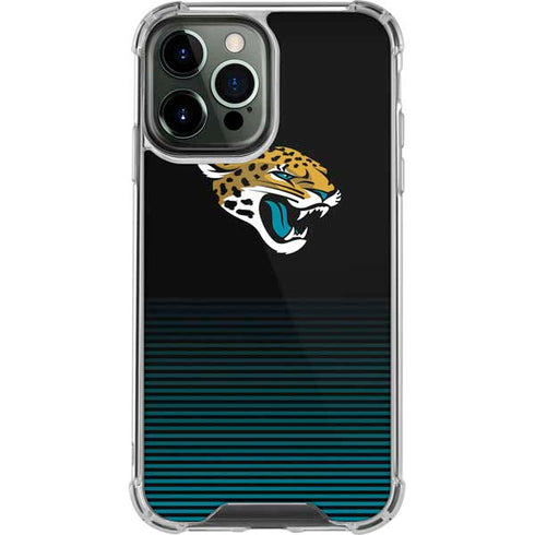 NFL Jacksonville Jaguars Breakaway iPhone 14 Pro Max Clear Case