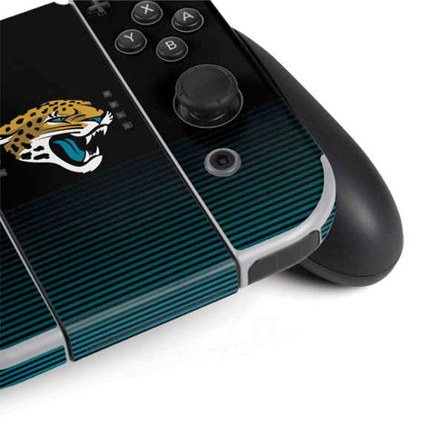 NFL Jacksonville Jaguars Breakaway Nintendo Switch OLED (2021) Skin