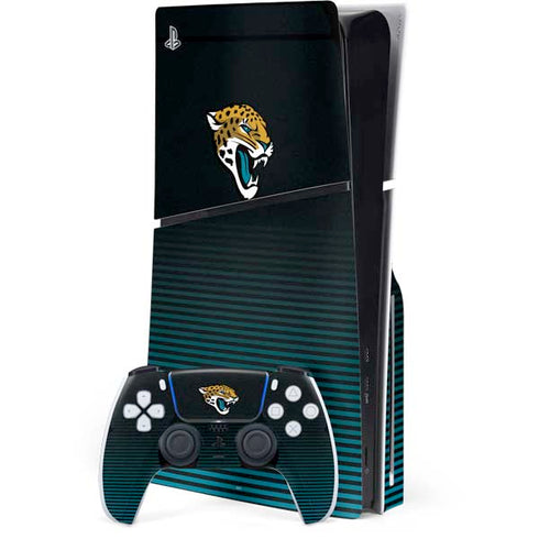 NFL Jacksonville Jaguars Breakaway PS5 Slim Disk Bundle Skin