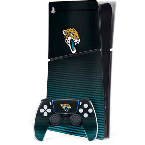 NFL Jacksonville Jaguars Breakaway PS5 Slim Digital Edition Bundle Skin