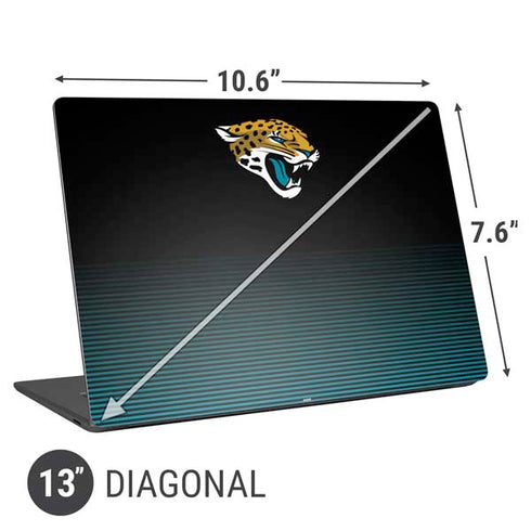 NFL Jacksonville Jaguars Breakaway Universal Laptop 13in (10.6 x 7.6in) Skin