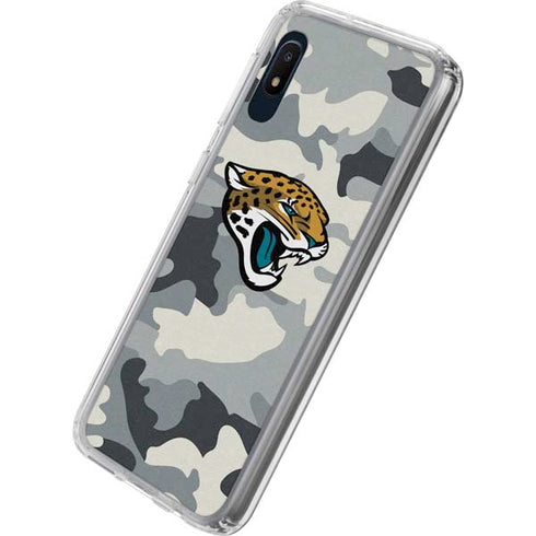 NFL Jacksonville Jaguars Camo Galaxy A10e Clear Case
