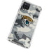 NFL Jacksonville Jaguars Camo Galaxy A12 Clear Case