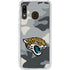 NFL Jacksonville Jaguars Camo Galaxy A20 Clear Case