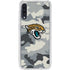 NFL Jacksonville Jaguars Camo Galaxy A50 Clear Case