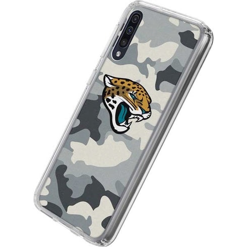NFL Jacksonville Jaguars Camo Galaxy A50 Clear Case