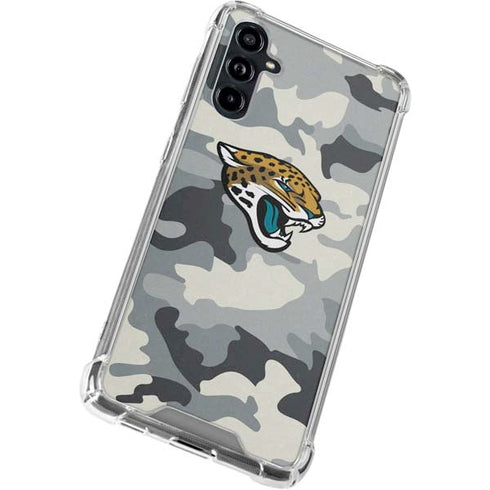 NFL Jacksonville Jaguars Camo Galaxy A54 5G Clear Case