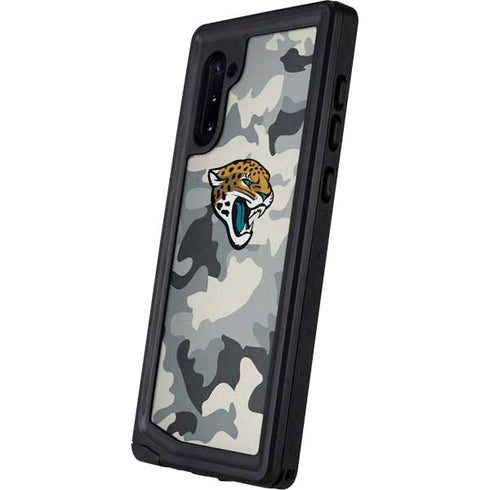 NFL Jacksonville Jaguars Camo Galaxy Note 10 Waterproof Case