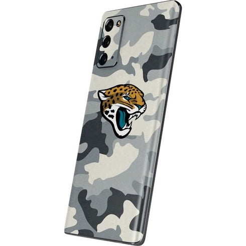NFL Jacksonville Jaguars Camo Galaxy Note20 5G Skin