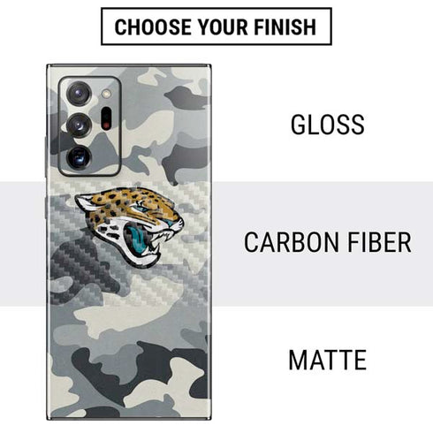 NFL Jacksonville Jaguars Camo Galaxy Note20 Ultra 5G Skin