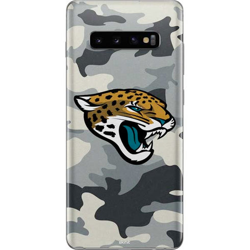 NFL Jacksonville Jaguars Camo Galaxy S10 Plus Skin
