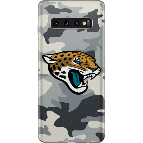 NFL Jacksonville Jaguars Camo Galaxy S10 Skin