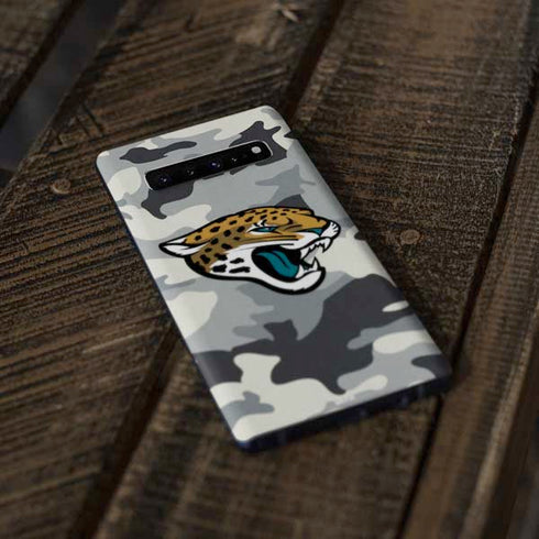 NFL Jacksonville Jaguars Camo Galaxy S10 Skin