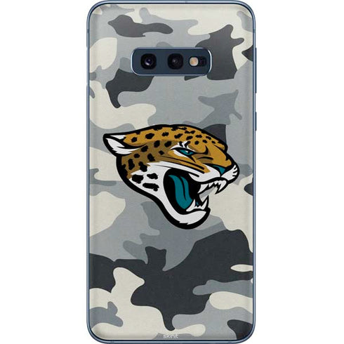 NFL Jacksonville Jaguars Camo Galaxy S10e Skin