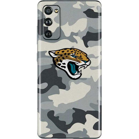 NFL Jacksonville Jaguars Camo Galaxy S20 Fan Edition Skin