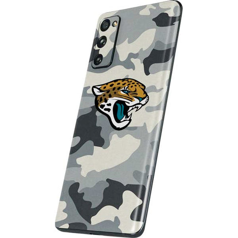 NFL Jacksonville Jaguars Camo Galaxy S20 Fan Edition Skin