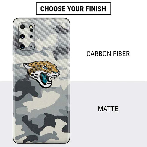 NFL Jacksonville Jaguars Camo Galaxy S20 Plus Skin