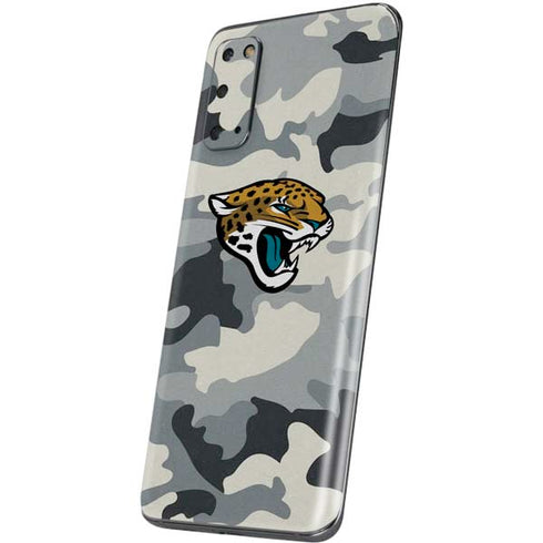 NFL Jacksonville Jaguars Camo Galaxy S20 Skin