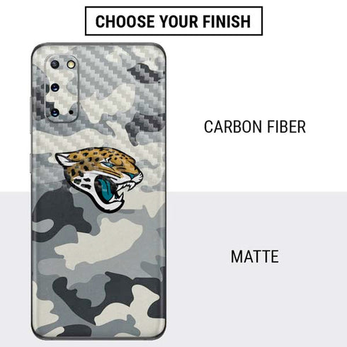 NFL Jacksonville Jaguars Camo Galaxy S20 Skin