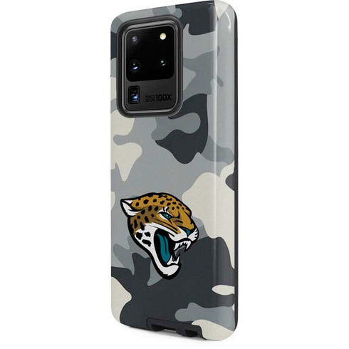 NFL Jacksonville Jaguars Camo Galaxy S20 Ultra 5G Pro Case