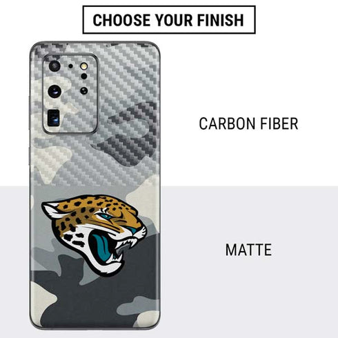 NFL Jacksonville Jaguars Camo Galaxy S20 Ultra 5G Skin