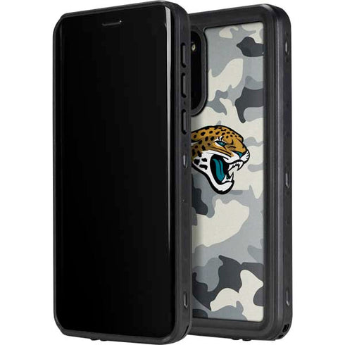 NFL Jacksonville Jaguars Camo Galaxy S20 Waterproof Case