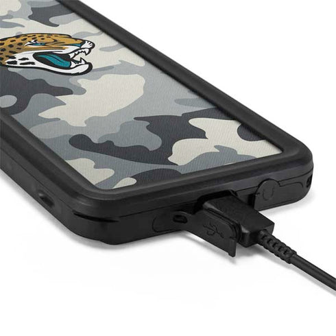 NFL Jacksonville Jaguars Camo Galaxy S20 Waterproof Case