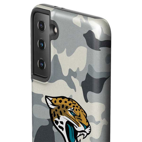 NFL Jacksonville Jaguars Camo Galaxy S21 Plus 5G Pro Case
