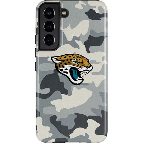 NFL Jacksonville Jaguars Camo Galaxy S22 Pro Case