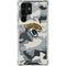 NFL Jacksonville Jaguars Camo Galaxy S22 Ultra Clear Case