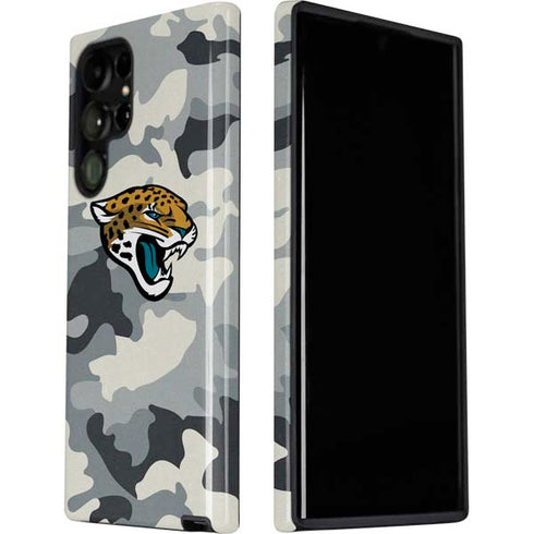 NFL Jacksonville Jaguars Camo Galaxy S22 Ultra Pro Case