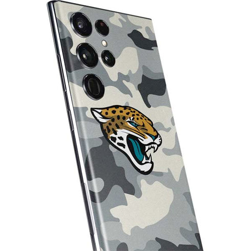NFL Jacksonville Jaguars Camo Galaxy S22 Ultra Skin