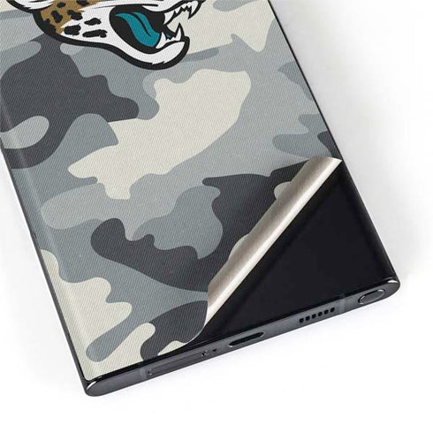 NFL Jacksonville Jaguars Camo Galaxy S22 Ultra Skin