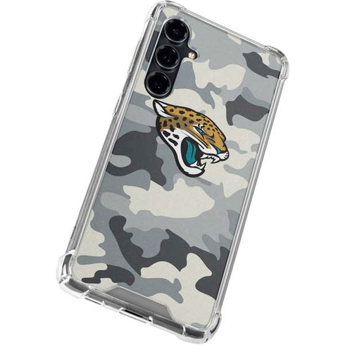NFL Jacksonville Jaguars Camo Galaxy S23 FE Clear Case